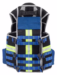 E-VEST Einsatzweste mit MOLLE-System Blau