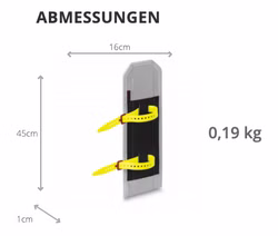 PAX Sauerstoffflaschenhalterung für Klettrucksäcke für 2l - Flaschen