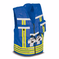 PAX Führungskräfte Kennzeichnungsweste in verschiedenen Farben Blau
