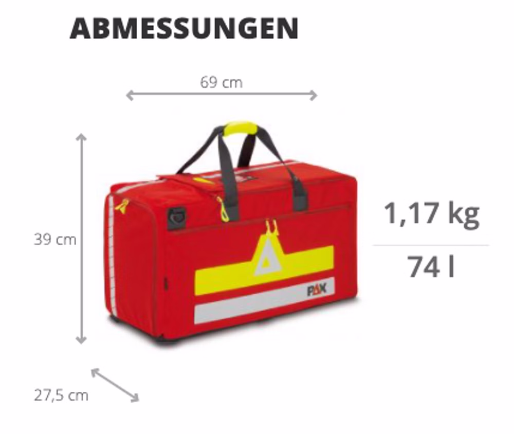 PAX Bekleidungstasche L Schwarz