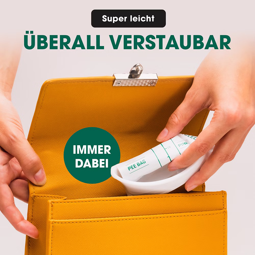 Johny Wee portable Toilette Pinkelbeutel (3 Stück)