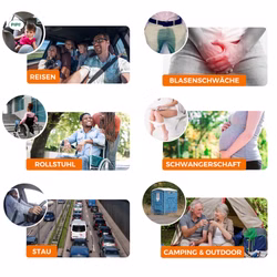 Johny Wee portable Toilette Pinkelbeutel (3 Stück)