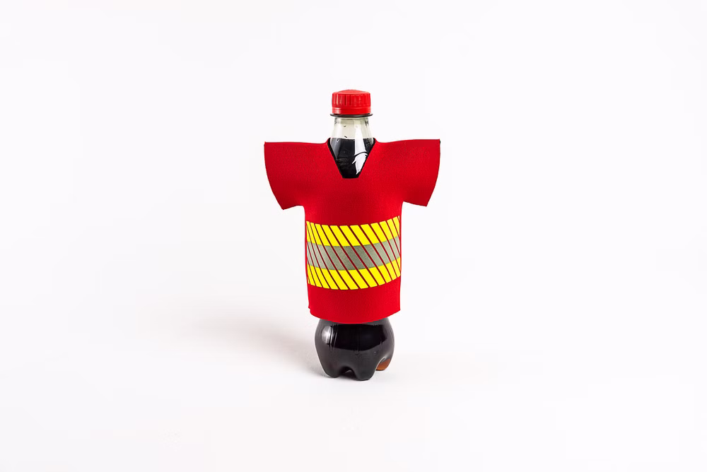 Fenomed Getränkeweste mit Klettflausch (Made in Germany) Feuerwehr