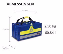 PAX Oxy Compact L Sauerstofftasche Blau