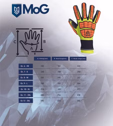 MoG Master of Gloves ResQ Schutzhandschuhe Gr. 6 - XS