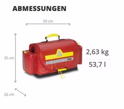 PAX Kindernotfall Tasche Rot