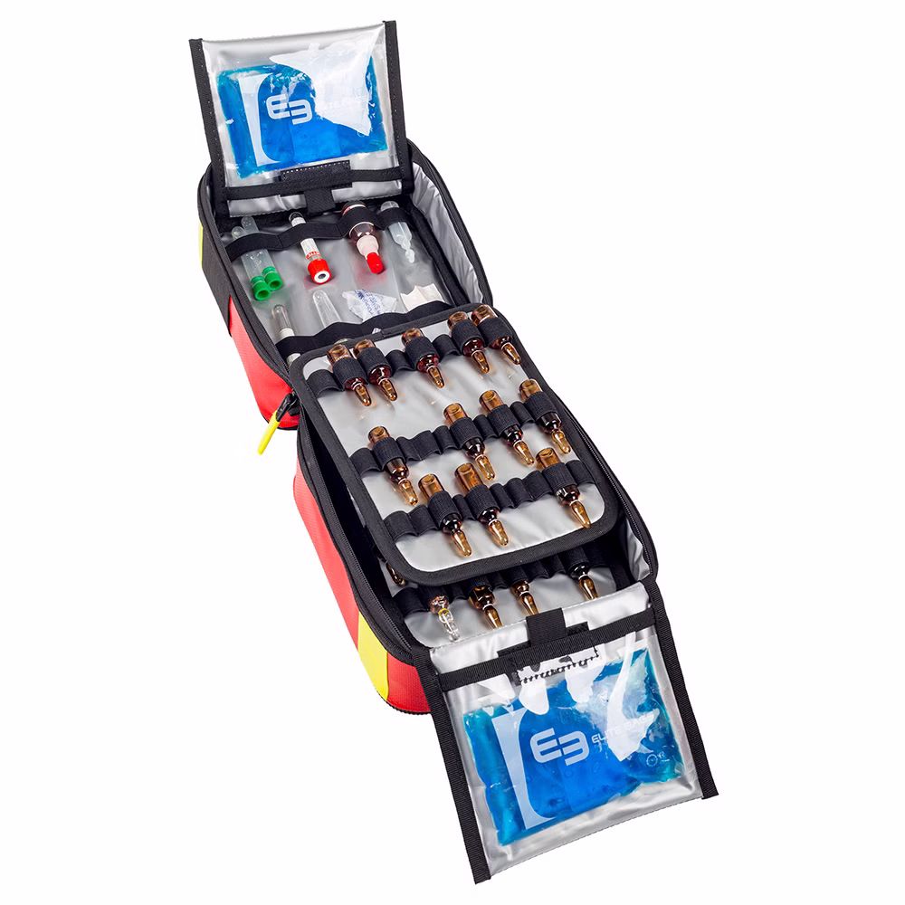 Elitebags POULERBOX Ampullarium für bis zu 128 Ampullen Schwarz