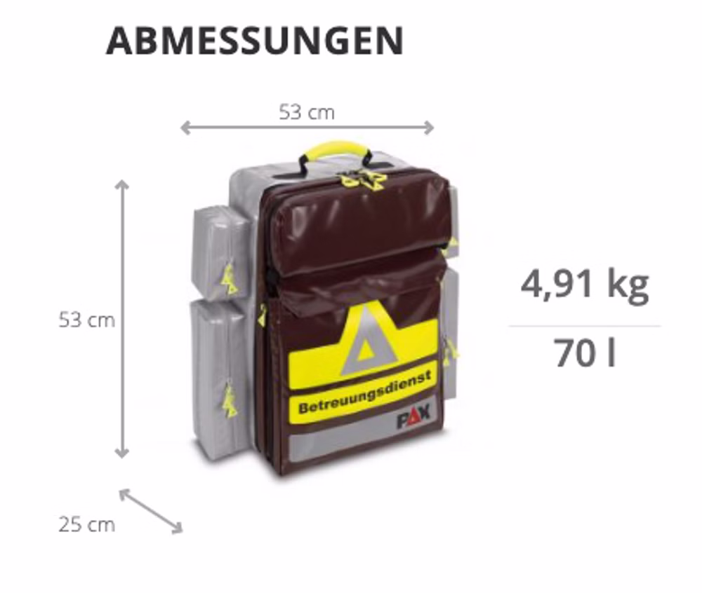 PAX Betreuungsdienst Einsatzrucksack