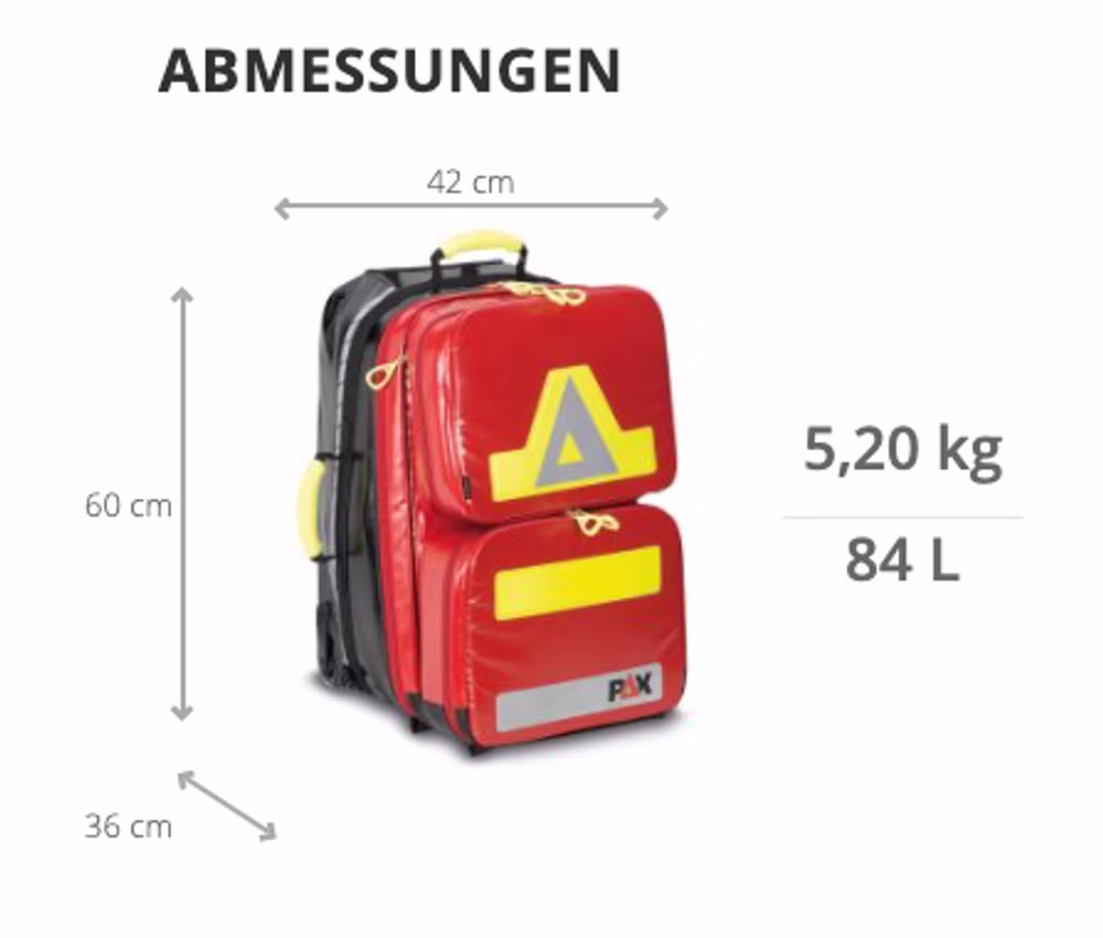 PAX Wasserkuppe L FT2 Trolley Notfallrucksack