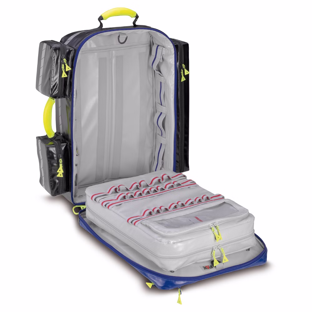 PAX Notfallrucksack Wasserkuppe L-ST mit Seitentaschen Rot