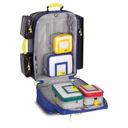 PAX Notfallrucksack Wasserkuppe L-ST-FT mit Seitentaschen und Fronttasche Blau