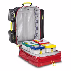 PAX Notfallrucksack Wasserkuppe L-ST-FT2 mit Seitentaschen und 2 Fronttaschen Blau