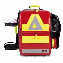 PAX Notfallrucksack Wasserkuppe L-ST-FT2 mit Seitentaschen und 2 Fronttaschen Blau