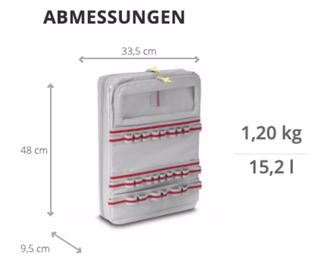 PAX Mittelwand Infusion/Intubation für Wasserkuppe Notfallrucksäcke