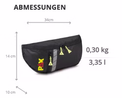 PAX Crossover Bag Crag Gürteltasche Schwarz