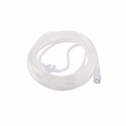 Sauerstoffbrille für Kinder mit geraden Nasenstutzen und 2m Schlauch