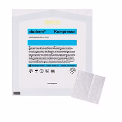 Söhngen Aluderm sterile Kompresse 5cm x 5cm aluminiumbedampft (20 Jahre haltbar)