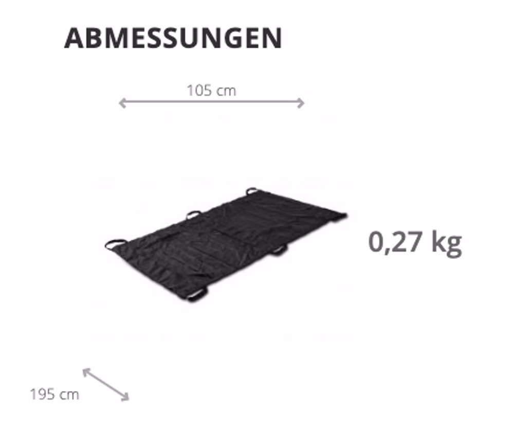 PAX Tragetuch Light mit extrem kleinem Packmaß bis 150kg Schwarz