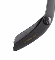 XShear Heavy Duty Traumaschere mit schwarzer Klinge Mit Gravur