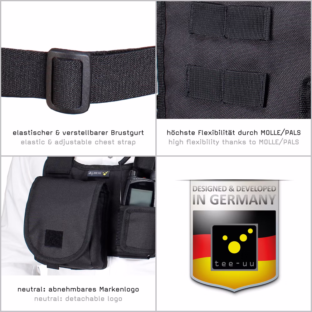Tee-uu CHEST MOLLE Funkgeräte-Harnisch