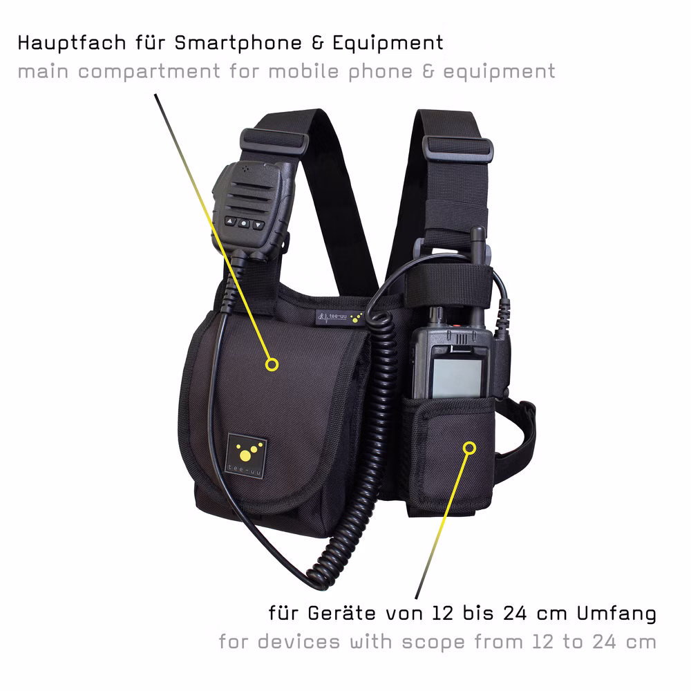 Tee-uu CHEST MOLLE Funkgeräte-Harnisch