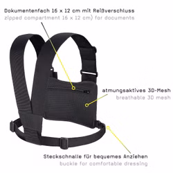 Tee-uu CHEST MOLLE Funkgeräte-Harnisch