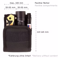 Tee-uu DUPLEX TAC Molle-Holster für Lampe und Messer