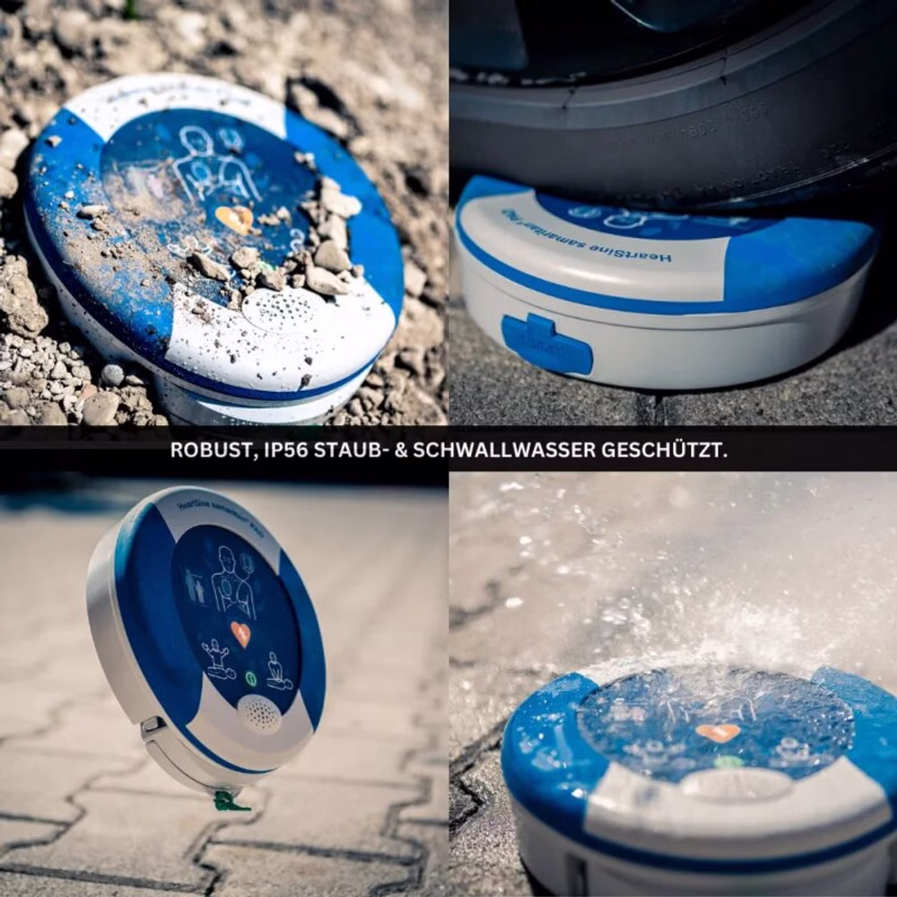 HeartSine 350P / 360P Defibrillator mit Metronom 350P (Halbautomat mit manueller Schockabgabe)