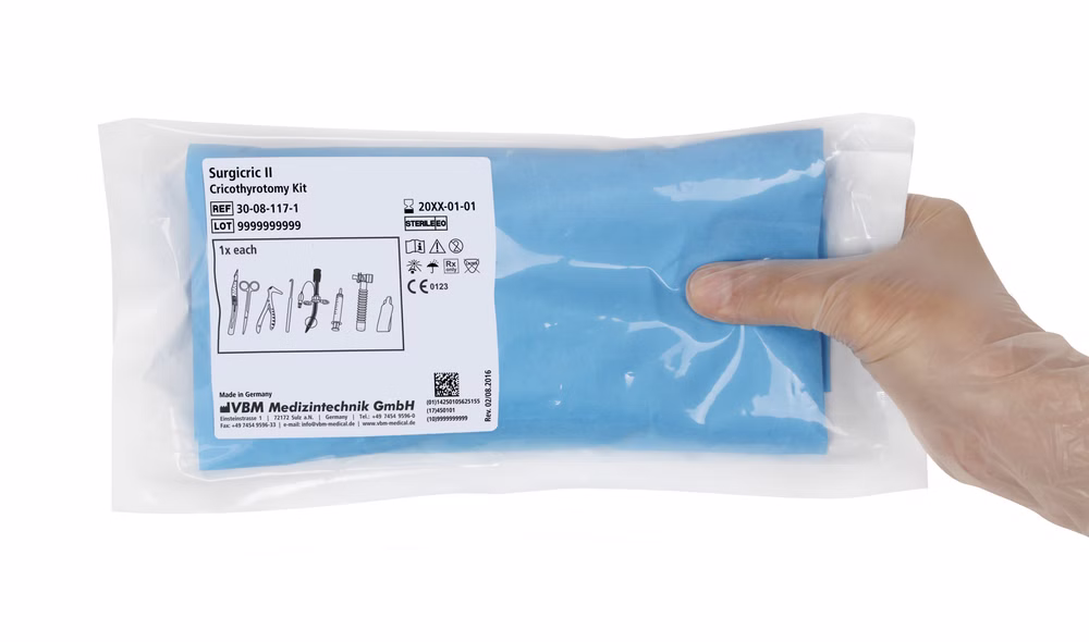 VBM Surgicric Set für die chirurgische Koniotomie Surgicric II