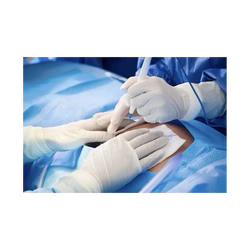 Sterilie OP-Handschuhe Einmalhandschuhe Latex puderfrei 6