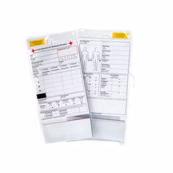 Anhängekarte für Verletzte und Kranke mit Triagecodierung