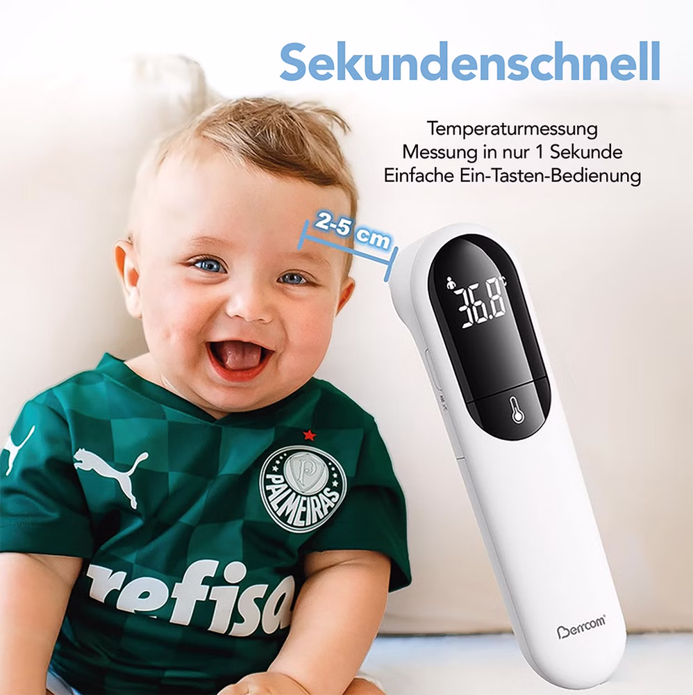 Kontaktloses Infrarot-Thermometer mit 1-Sekunden Messung