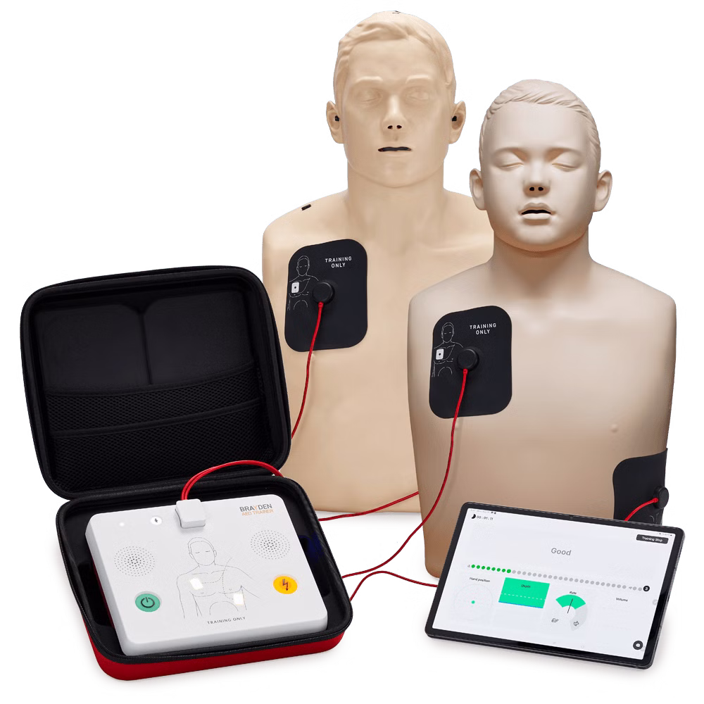 Brayden AED Trainer mit wiederverwendbaren Gel-Pads Defibrillationstrainer
