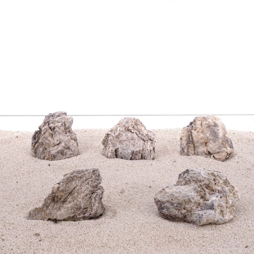 AquaOne Aquarium Steine Mini Landschaft I Natursteine Seiryu