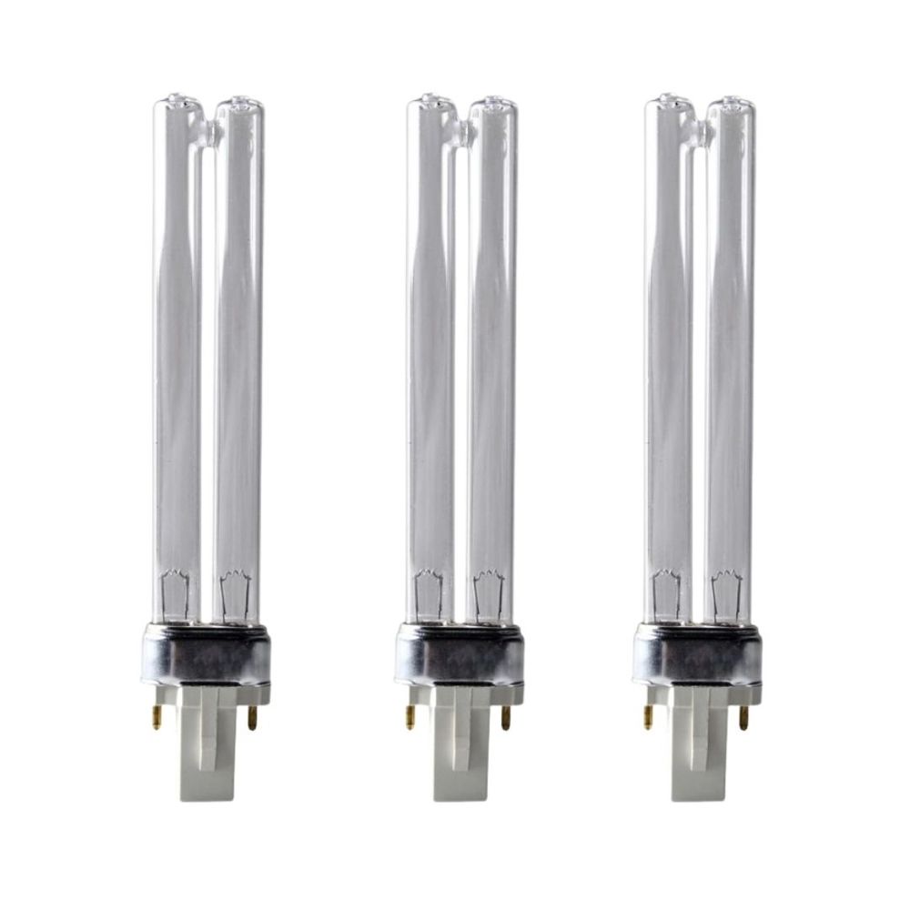 11 Watt UVC Ersatzlampe für Wasserklärer mit G23 Sockel 3er Set
