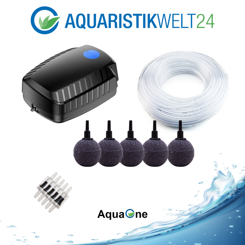 AquaOne Luftpumpe CAP50 als Set für 18m³ große Teiche