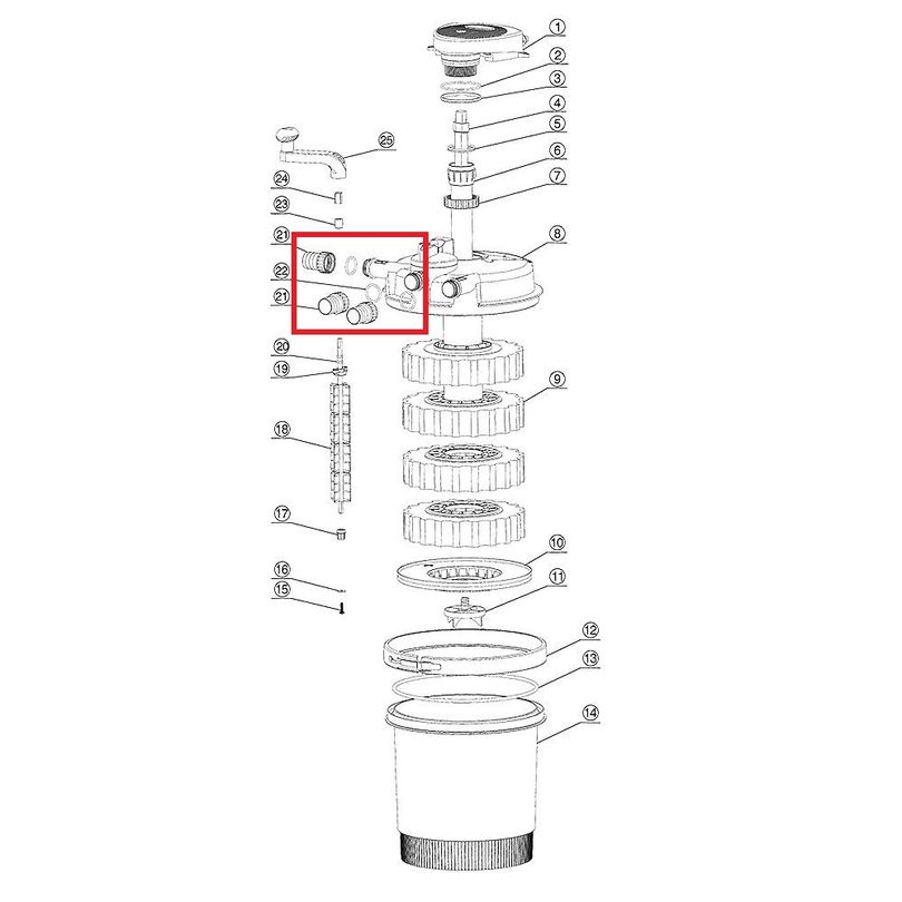 Filtro Per Laghetto A Pressione Con UVC 12000L/H Filtro Stagno Per Acqua 13w