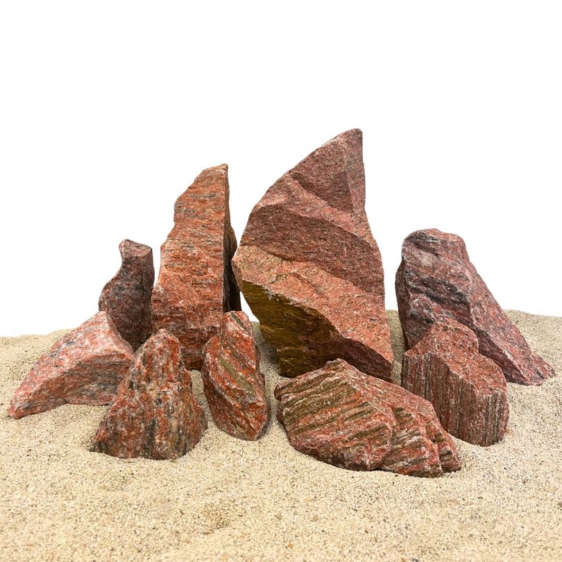 Aquarium Natursteine Red Wood Rock 1 Stück Gr. XL 2,3-2,7 kg Aquascaping Steine