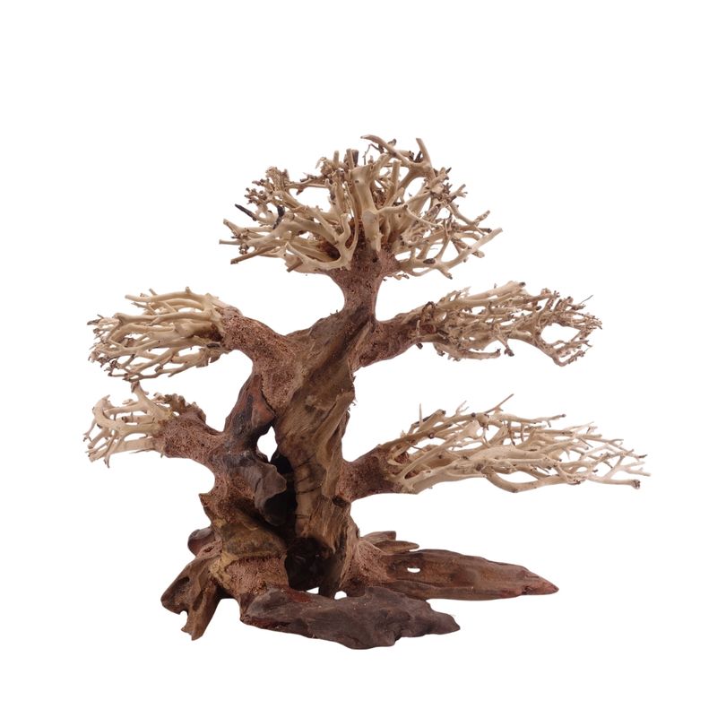 Classic Bonsai Baum L 30x13x23 cm Wurzel Holz Aquarium Deko Aquascaping 