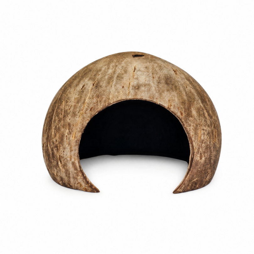 AquaOne Kokosnussschale Aquarium Höhle Versteck für Garnelen & Welse