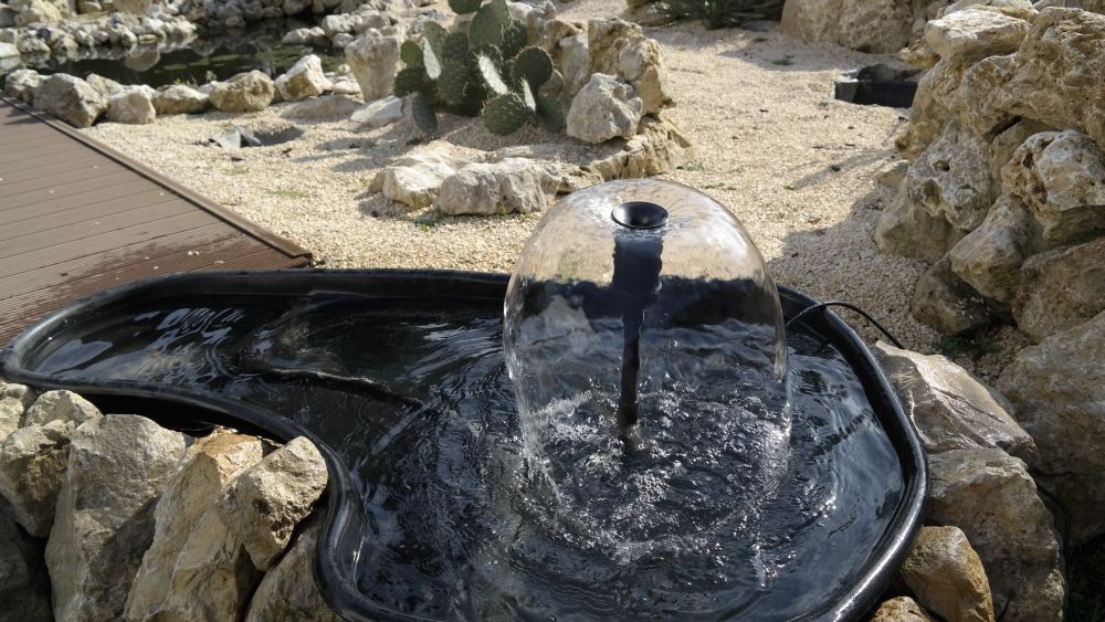 5 verschiedene Teichfontänen Teich Fontäne Springbrunnen Pumpe