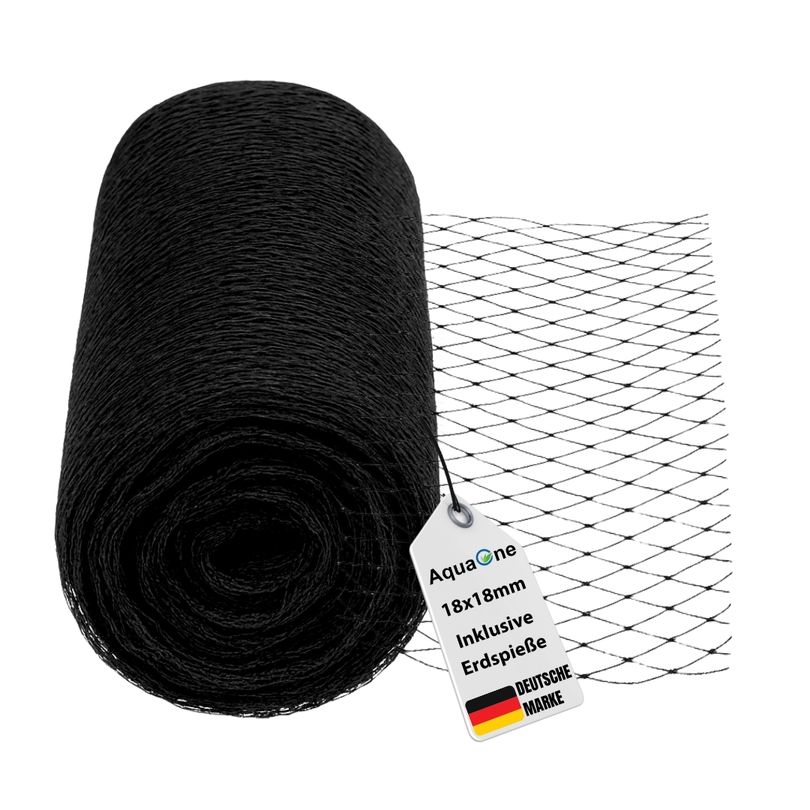 Teichabdecknetz 3x4m Teichnetz Teichschutz Fischreiher Laubschutz Abdecknetz