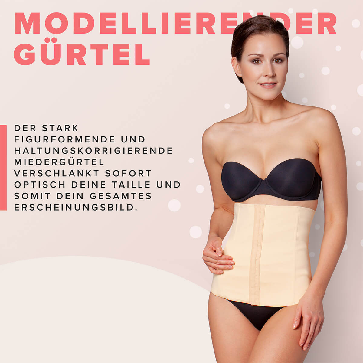 Miss Perfect Form & Funktion Shapewear Damen - Modellierender Gürtel Body  Shaper Damen (S-XXL) Korsett Bauch Weg Damen Waist Trainer