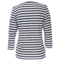 Saint James Damen 3//4 Arm Shirt Streifenshirt Galathee II Rundhals Baumwolle