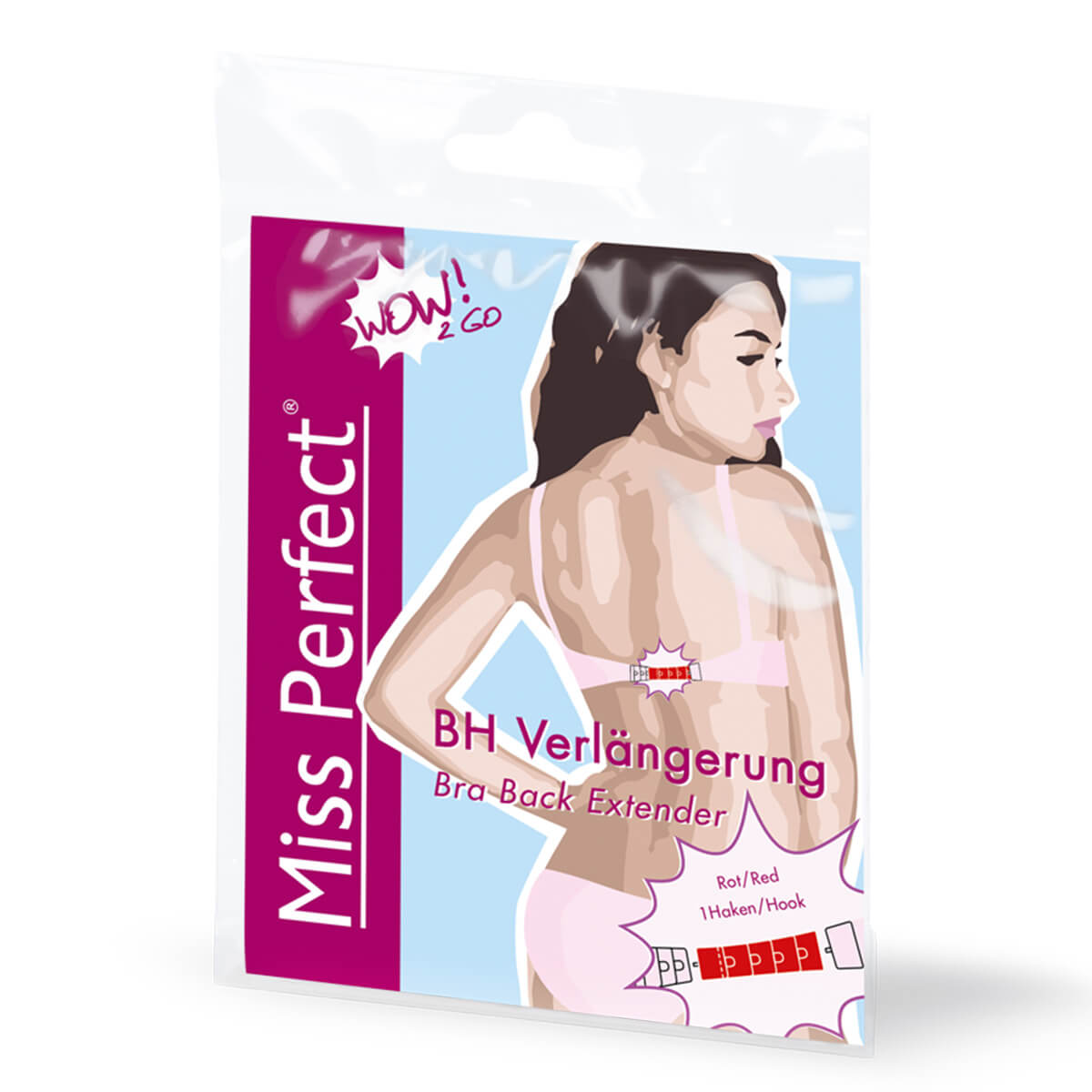 Miss Perfect Wow 2 Go BH Verlängerung BH Verschluss Erweiterung - Foto 14 di 16