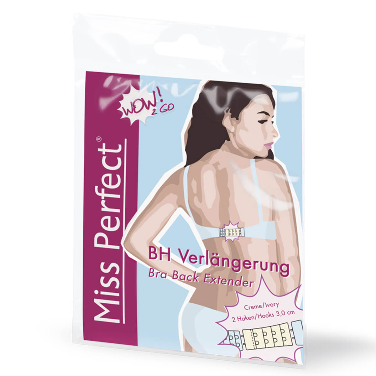 Miss Perfect Wow 2 Go BH Verlängerung BH Verschluss Erweiterung - Foto 10 di 16