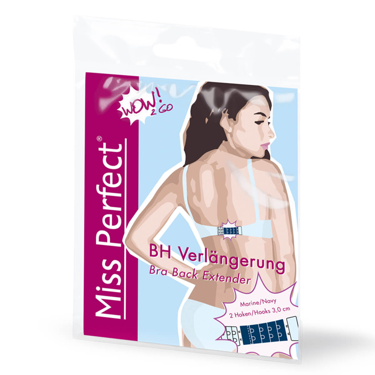 Miss Perfect Wow 2 Go BH Verlängerung BH Verschluss Erweiterung - Foto 8 di 16