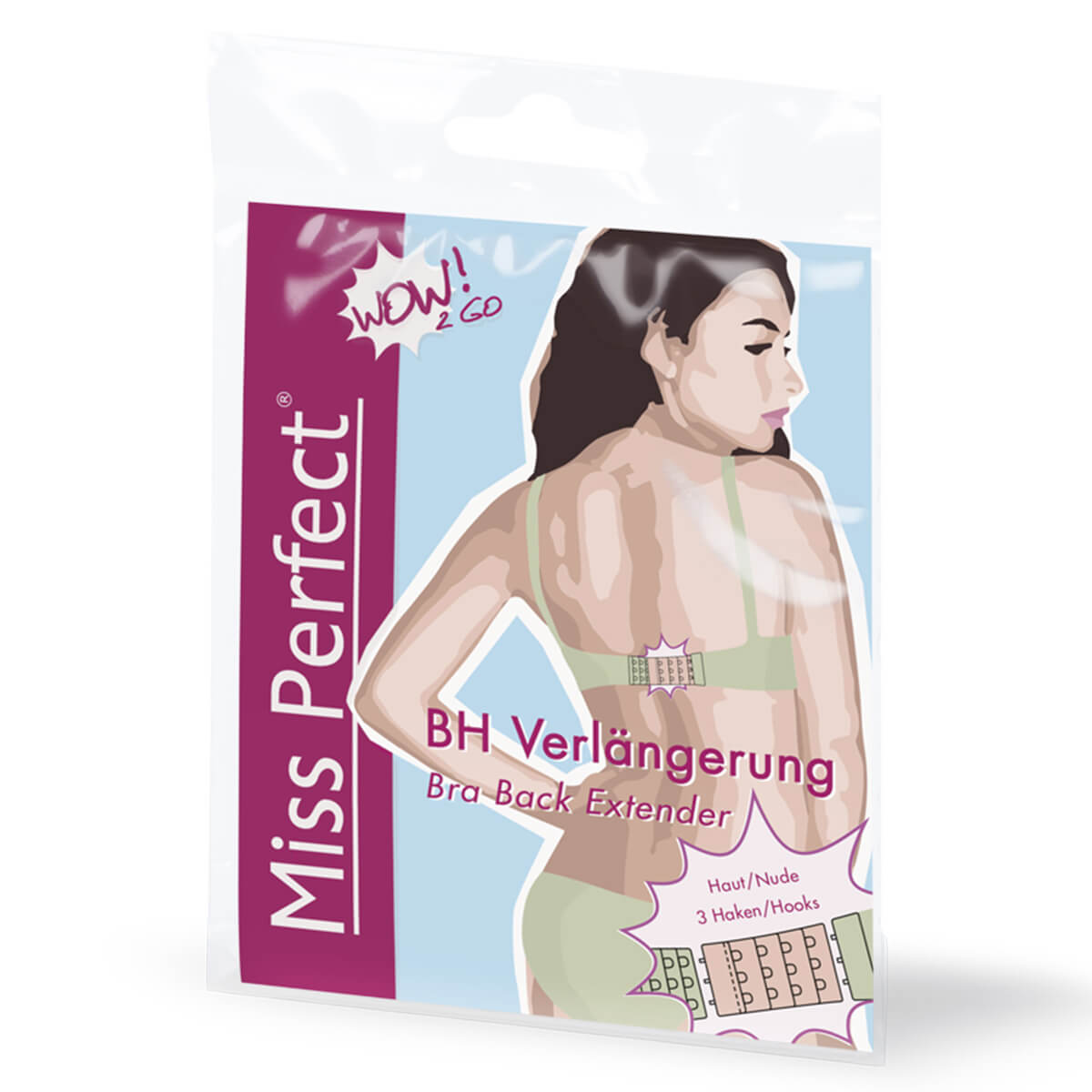 Miss Perfect Wow 2 Go BH Verlängerung BH Verschluss Erweiterung - Foto 12 di 16