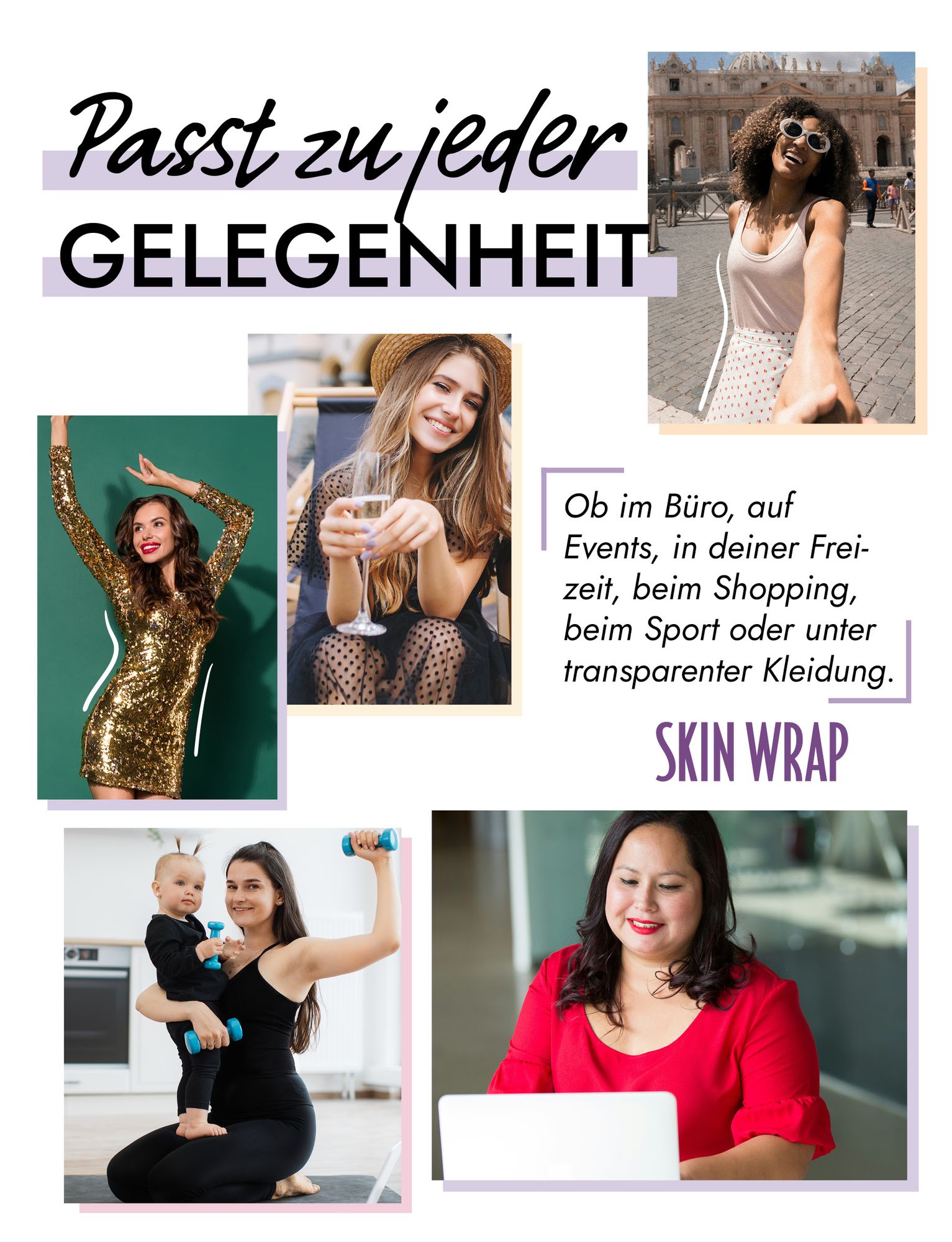 Skin Wrap Shapewear Damen - Bauchweg Body Damen - Bild 15 von 40