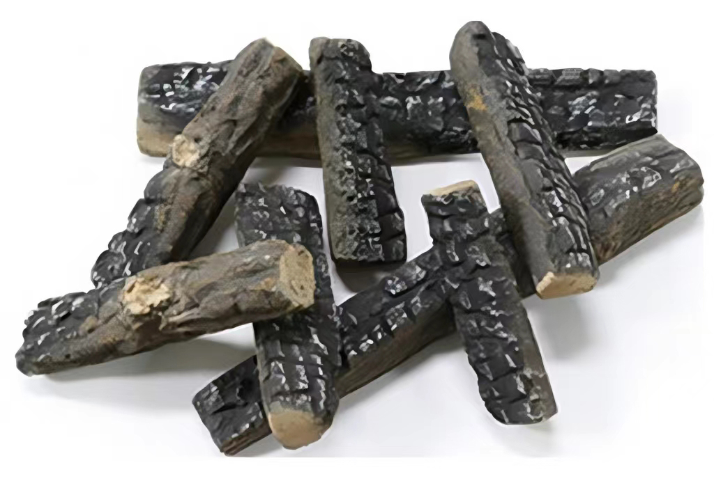 8er-Set Keramikholz Für Bio-Ethanol Kamin - Hitzebeständig Bis 1000°C